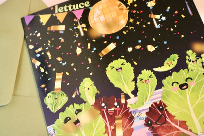 'Lettuce Celebrate' Card